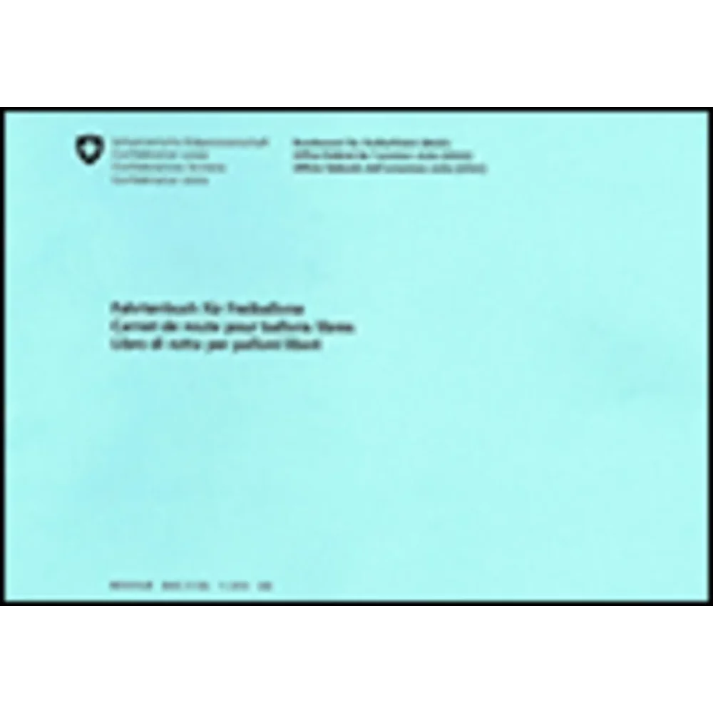 Carnet de route pour ballons libres