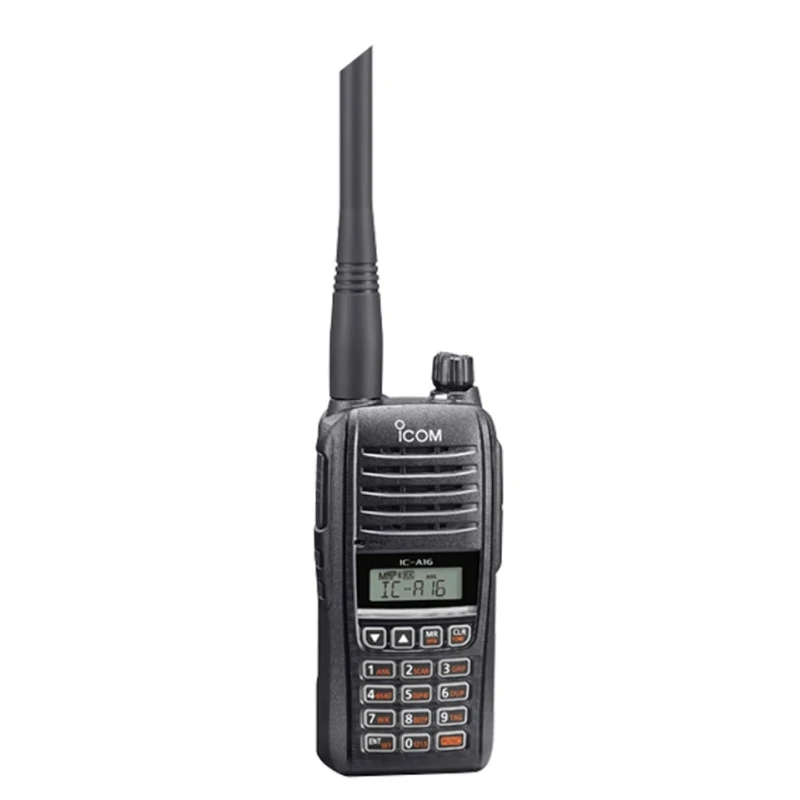 ICOM Aircraft Radio portable IC-A16E (32) - 8.33 & 25 kHz Pitch, COM Channels, Bluetooth